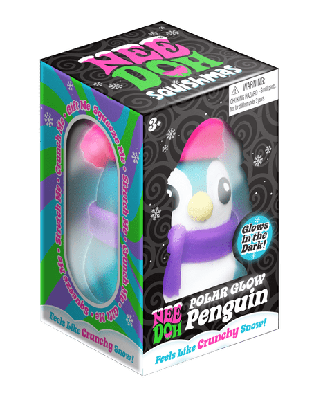 Squishmas Polar Glow Penguin Needoh