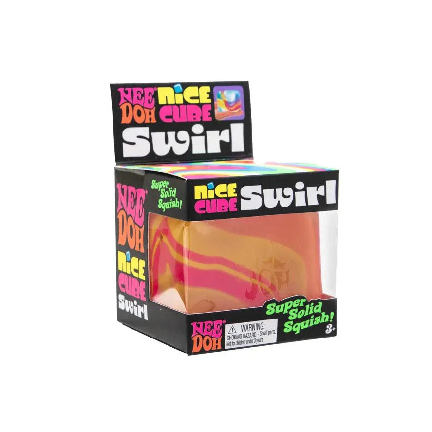 Needoh Swirl Nice Cube Squishy Toy